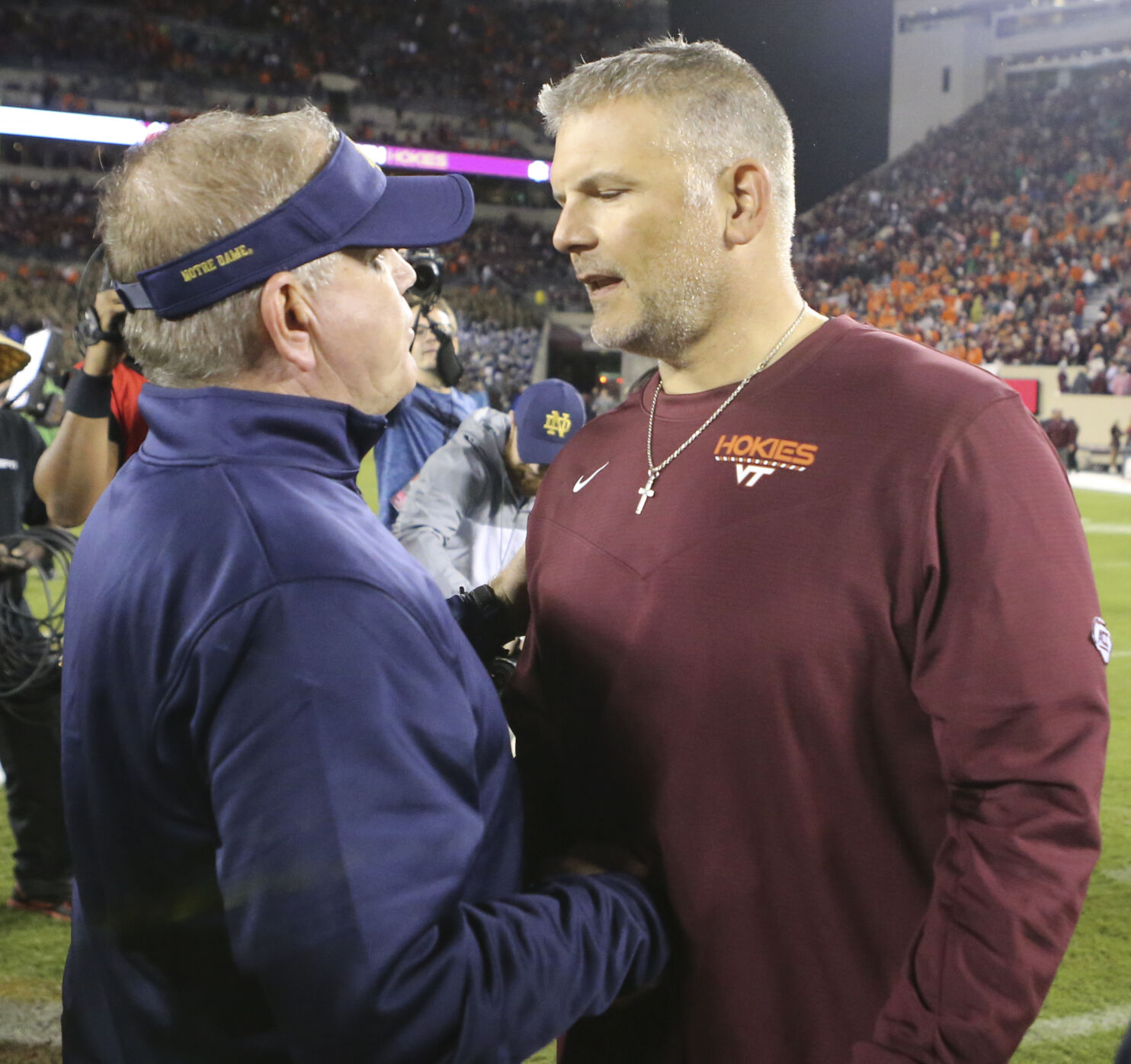 Notre Dame at Virginia Tech football